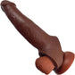 Ride On Silicone Penis Extender By Vixen - Chocolate