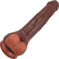 Ride On Silicone Penis Extender By Vixen - Chocolate