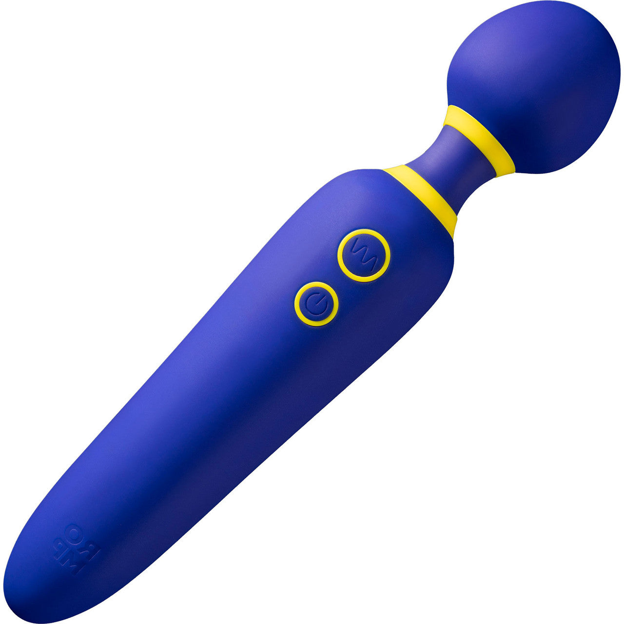 ROMP Flip Silicone Rechargeable Waterproof Wand Massager - Blue