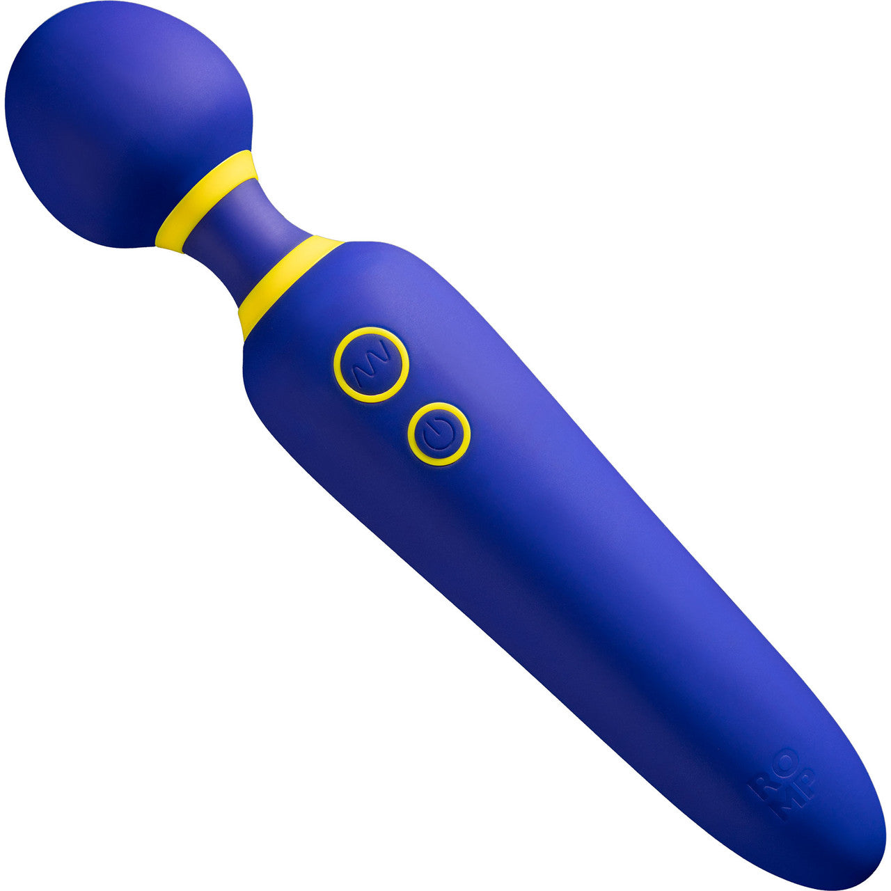 ROMP Flip Silicone Rechargeable Waterproof Wand Massager - Blue