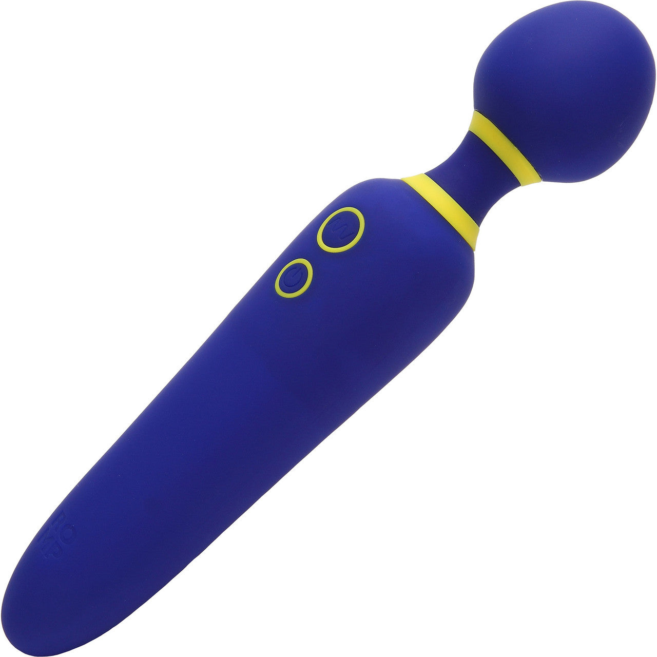 ROMP Flip Silicone Rechargeable Waterproof Wand Massager - Blue