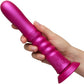 Romp Jiggle Rechargeable Silicone Thrusting & Vibrating Suction Cup Dildo