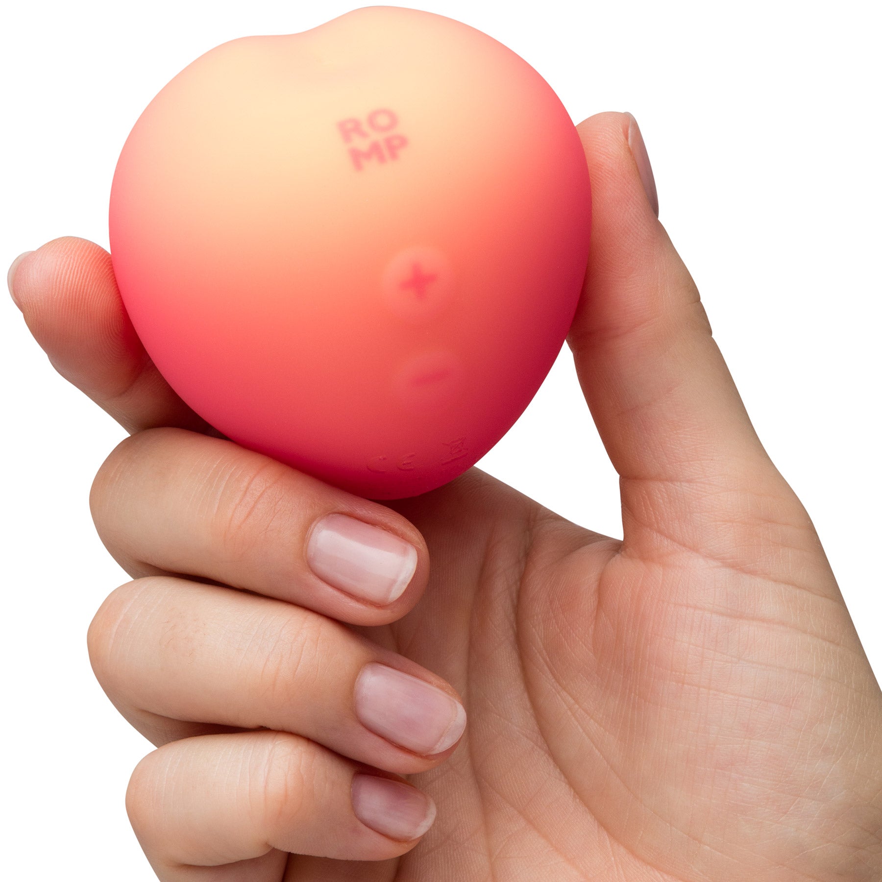 ROMP Pink Peach Pleasure Air Silicone Clitoral Massaging Stimulator