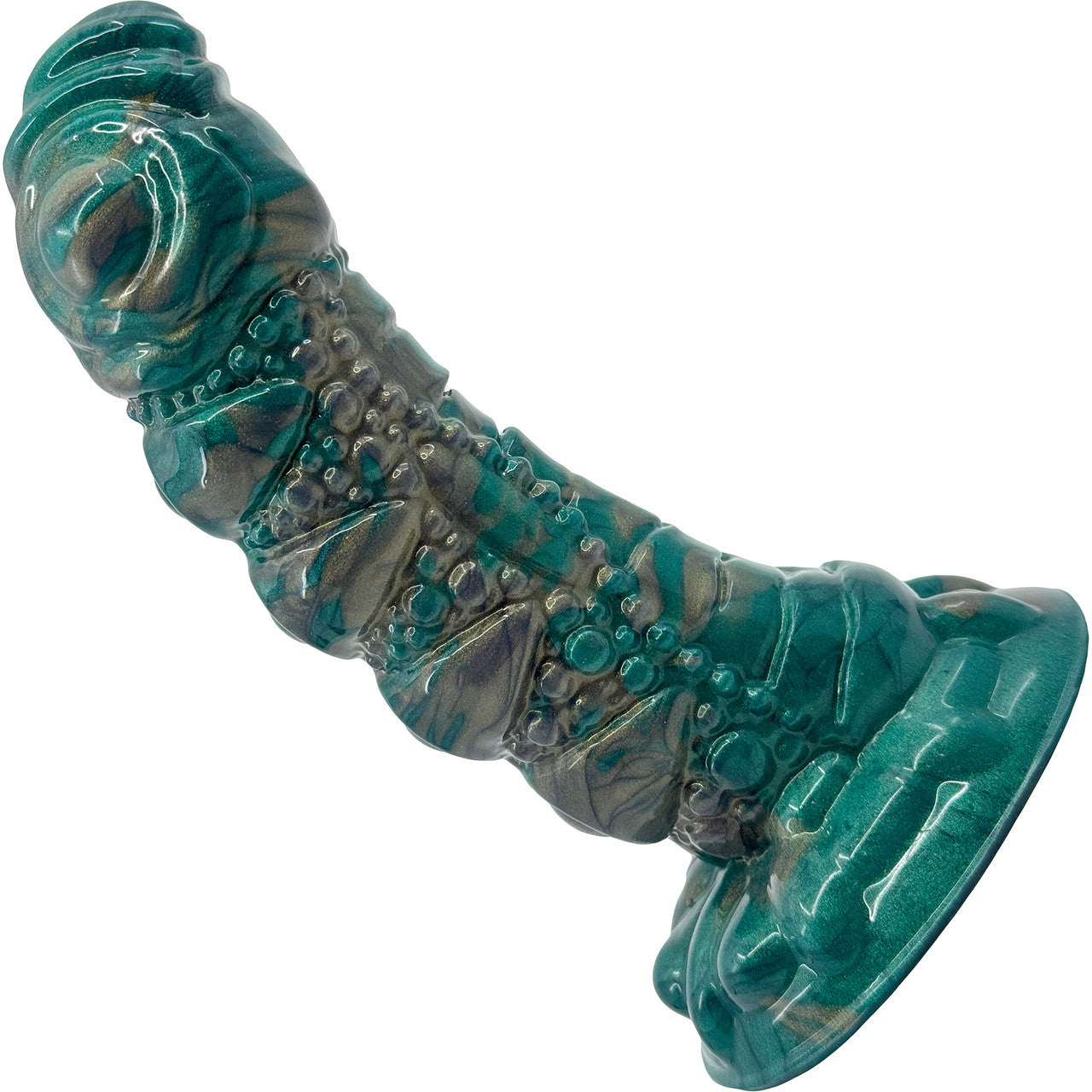 Deep Fantasies Roko The Diver Platinum Silicone Fantasy Dildo