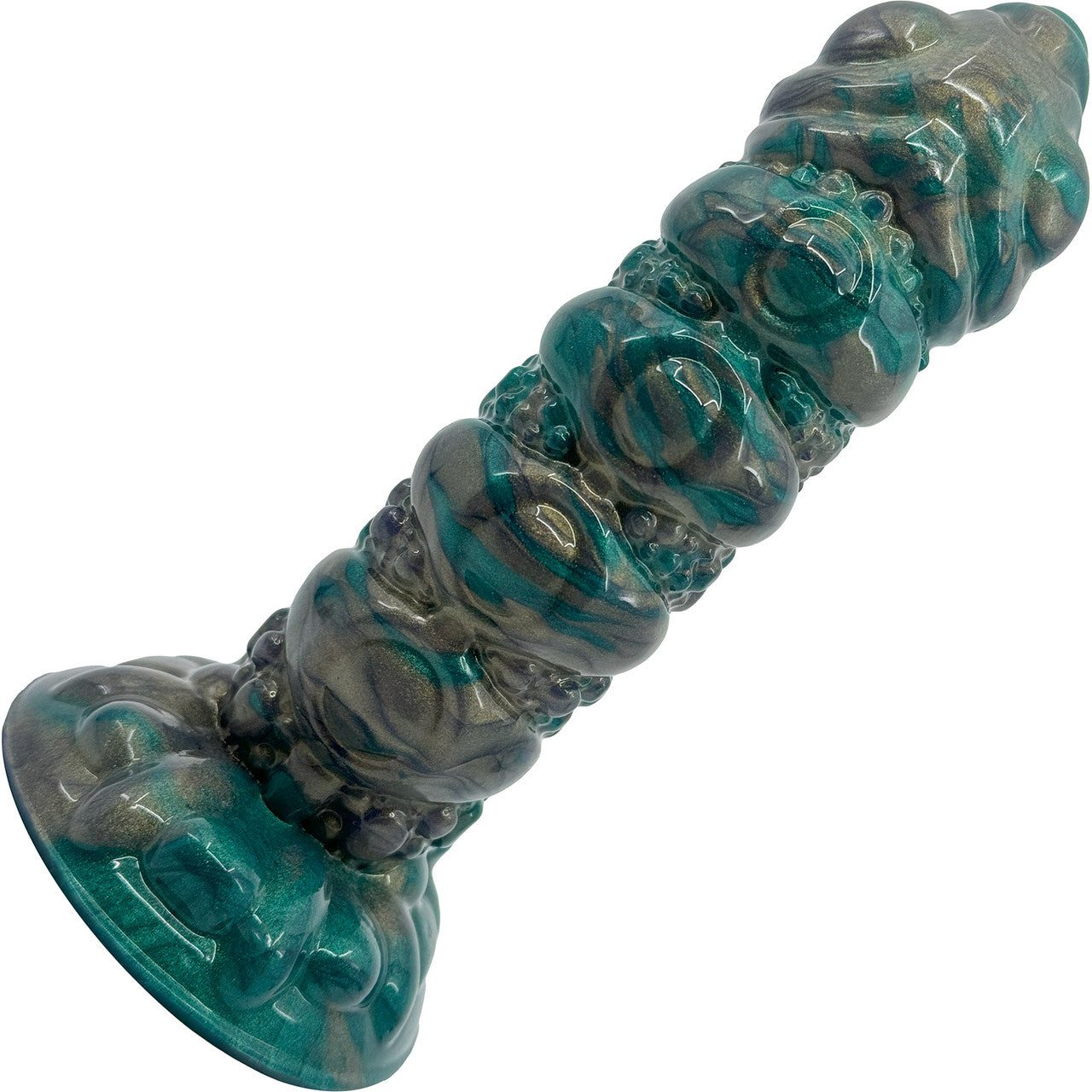 Deep Fantasies Roko The Diver Platinum Silicone Fantasy Dildo