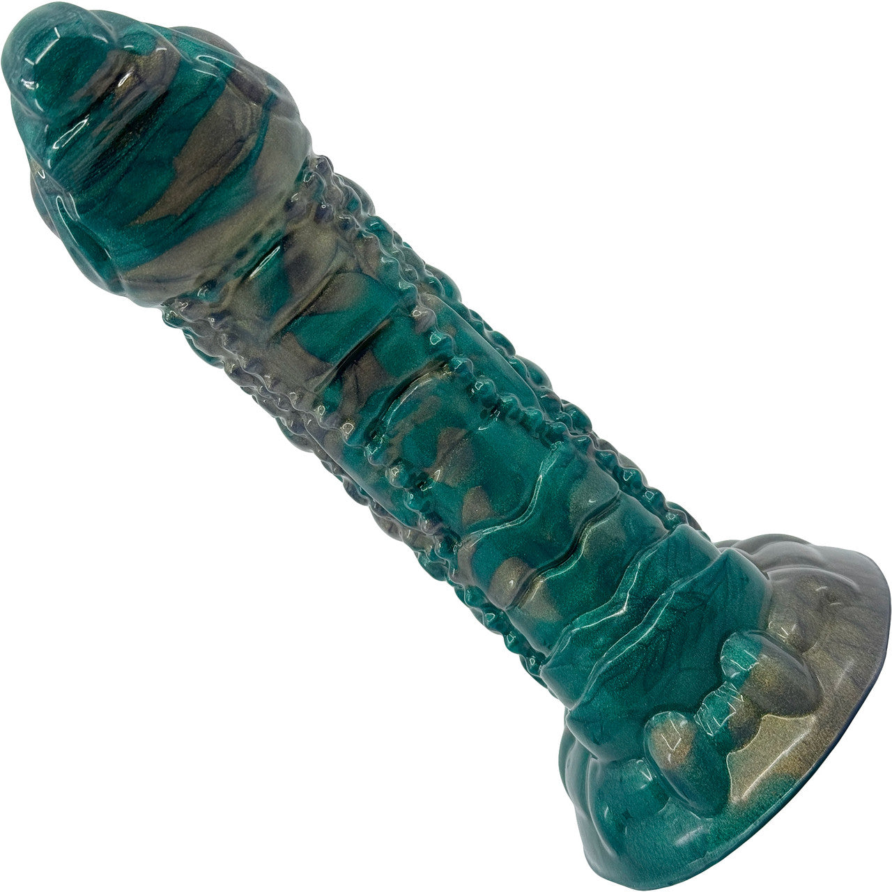 Deep Fantasies Roko The Diver Platinum Silicone Fantasy Dildo