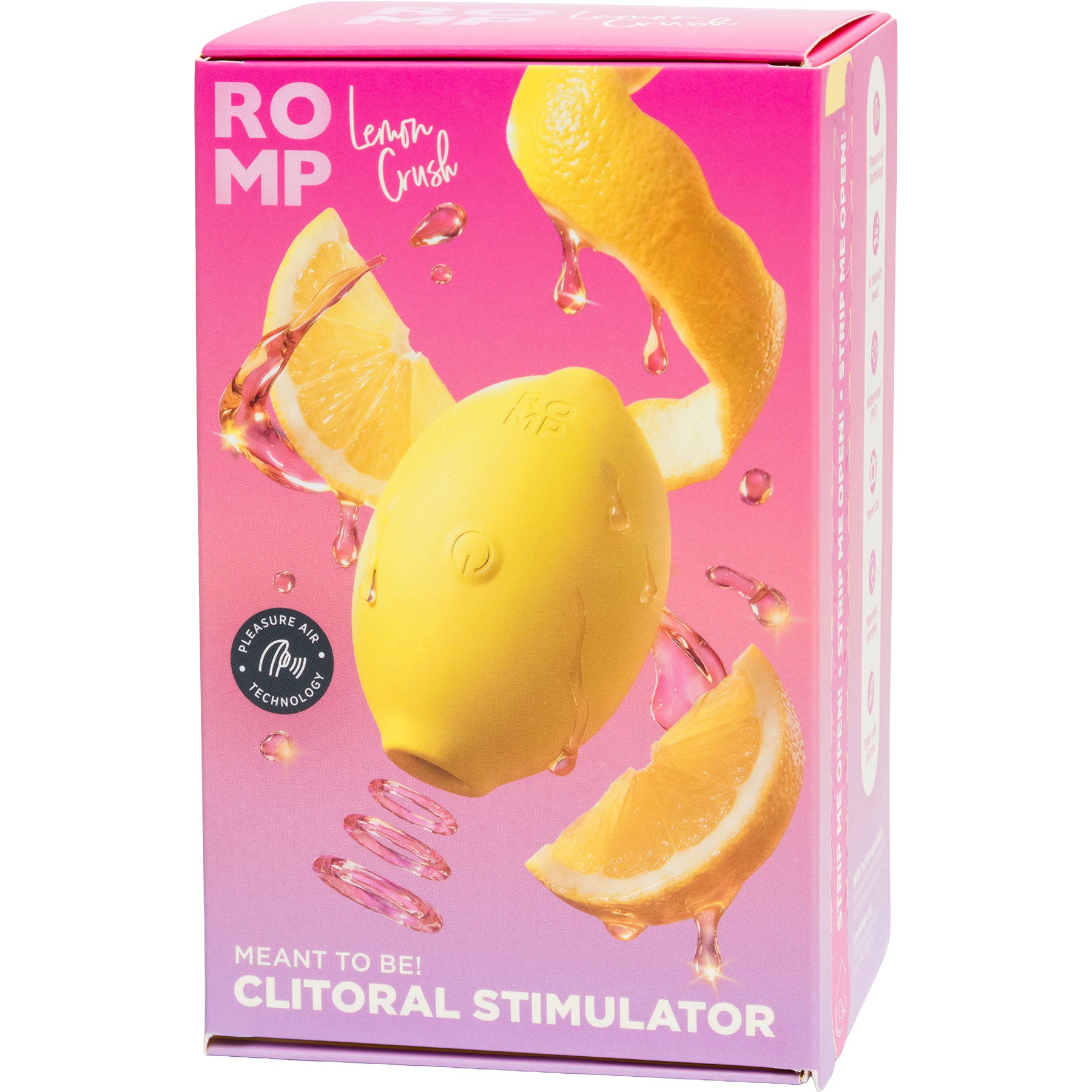 ROMP Lemon Crush Pleasure Air Silicone Clitoral Stimulator