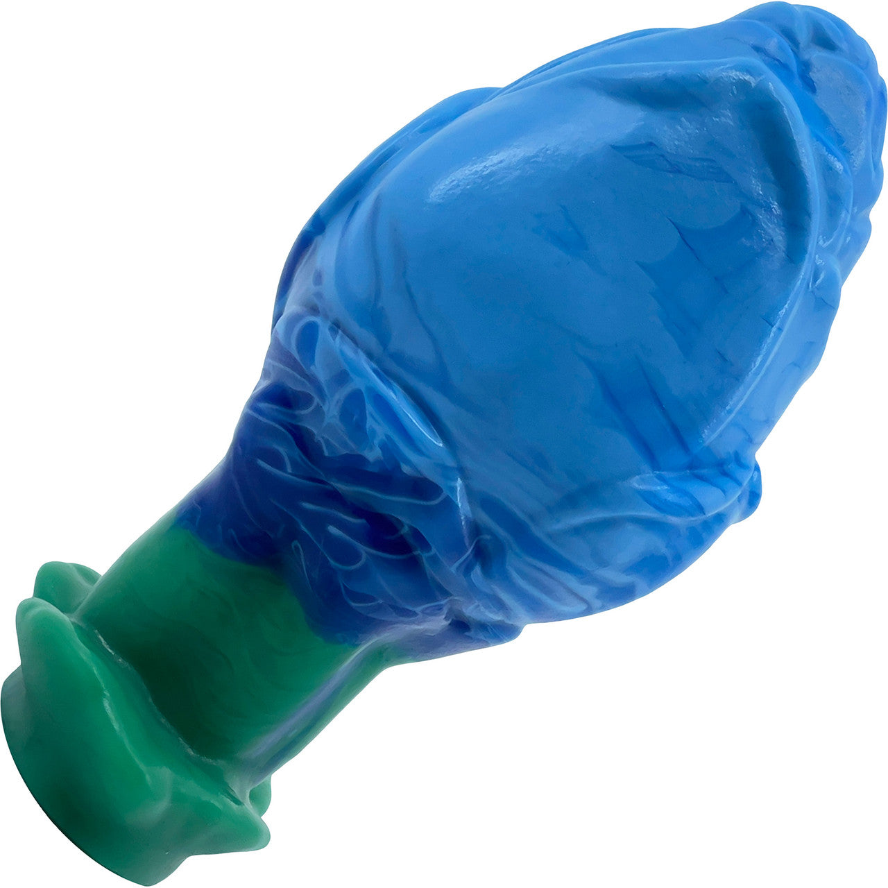 Rose Bud Large Silicone Vaginal Plug By Silc Arts - Sapphire