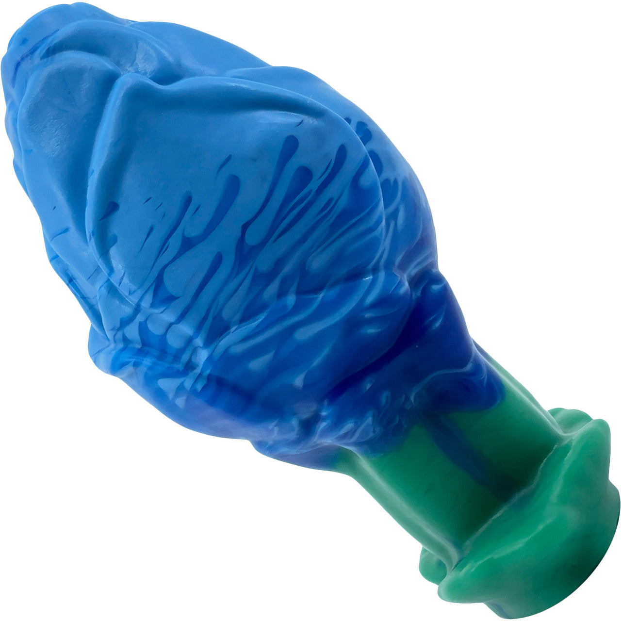 Rose Bud Large Silicone Vaginal Plug By Silc Arts - Sapphire