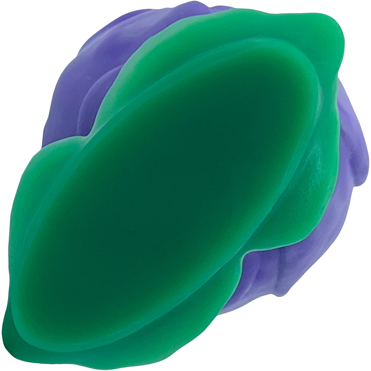 Rose Bud Medium Silicone Vaginal Plug By Silc Arts - Amethyst