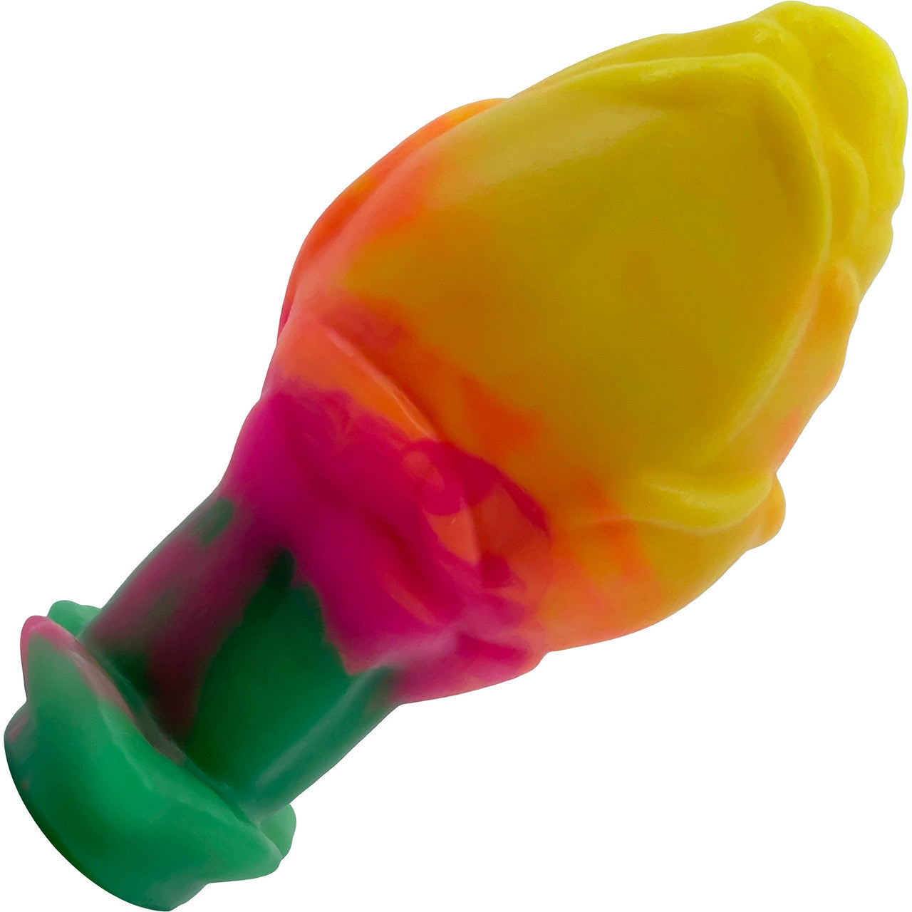 Rose Bud Small Silicone Vaginal Plug By Silc Arts - Amber