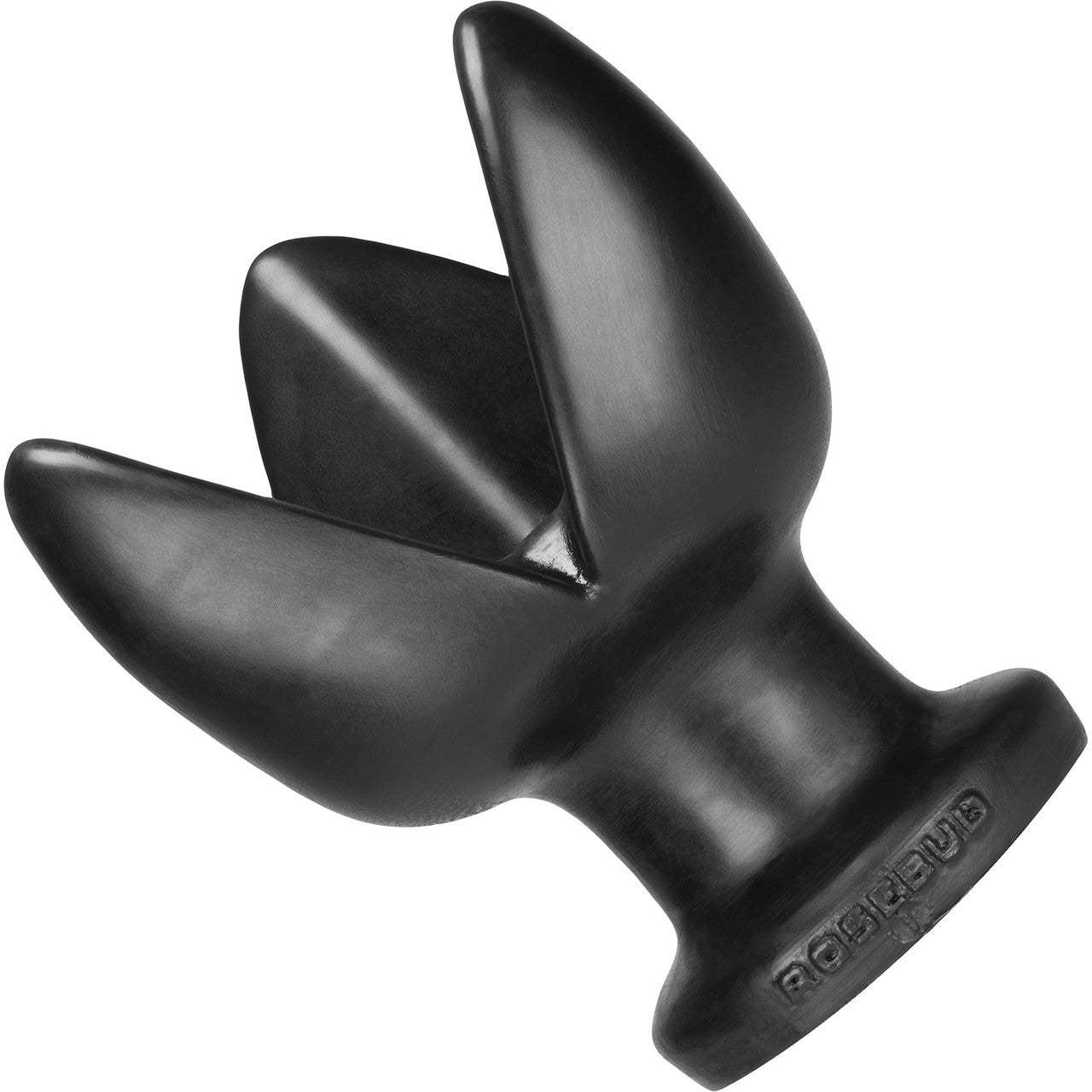 Oxballs Rosebud 1 Extra Squishy Silicone Butt Plug - Black