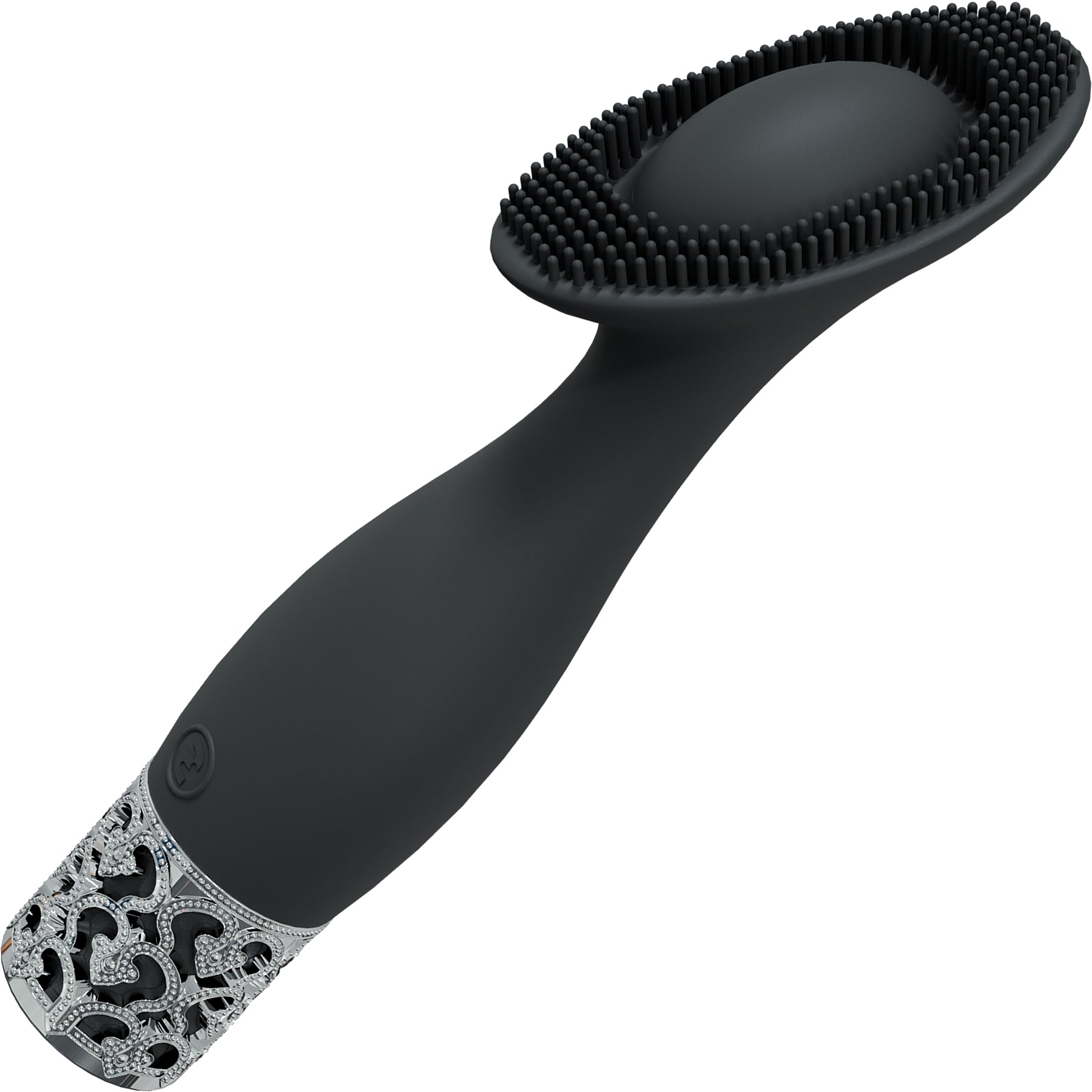 Royal Gems Duchess 10 Speed Silicone Rechargeable Vibrator - Black