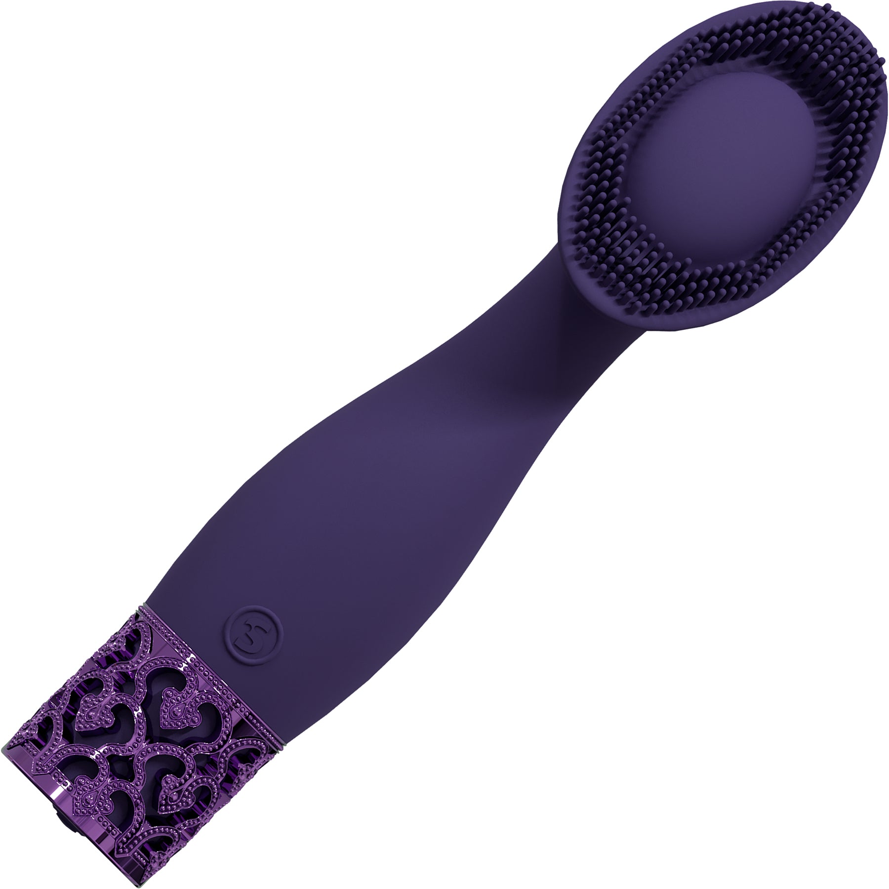 Royal Gems Duchess 10 Speed Silicone Rechargeable Vibrator - Purple