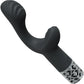 Royal Gems Majestic Rechargeable Silicone 10 Speed Dual Stimulation Vibrator - Black