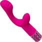 Royal Gems Majestic Rechargeable Silicone 10 Speed Dual Stimulation Vibrator - Pink