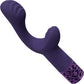 Royal Gems Majestic Rechargeable Silicone 10 Speed Dual Stimulation Vibrator - Purple