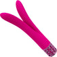 Royal Gems Dueling Queens 10 Speed Rechargeable Silicone Vibrator - Pink