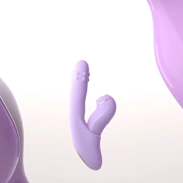 SVAKOM DUOGLOW Thrusting Beaded Vibrator With Pulsating Stimulator - Ready Anytime