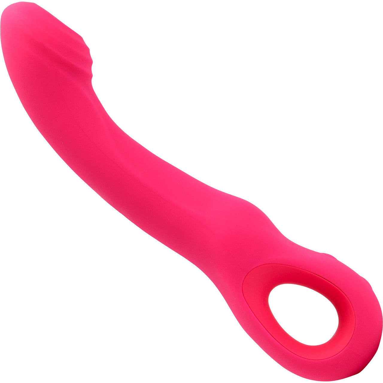 Rhapsody Tapping Vibe Rechargeable Waterproof Silicone G-Spot Vibrator By Nu Sensuelle - Deep Pink