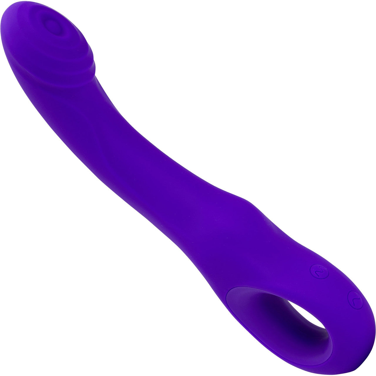 Rhapsody Tapping Vibe Rechargeable Waterproof Silicone G-Spot Vibrator By Nu Sensuelle - Deep Purple