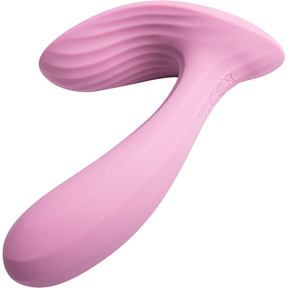 SVAKOM ERICA Wearable App Controlled Silicone Dual Stimulation Vibrator - Romantic Rose Pink