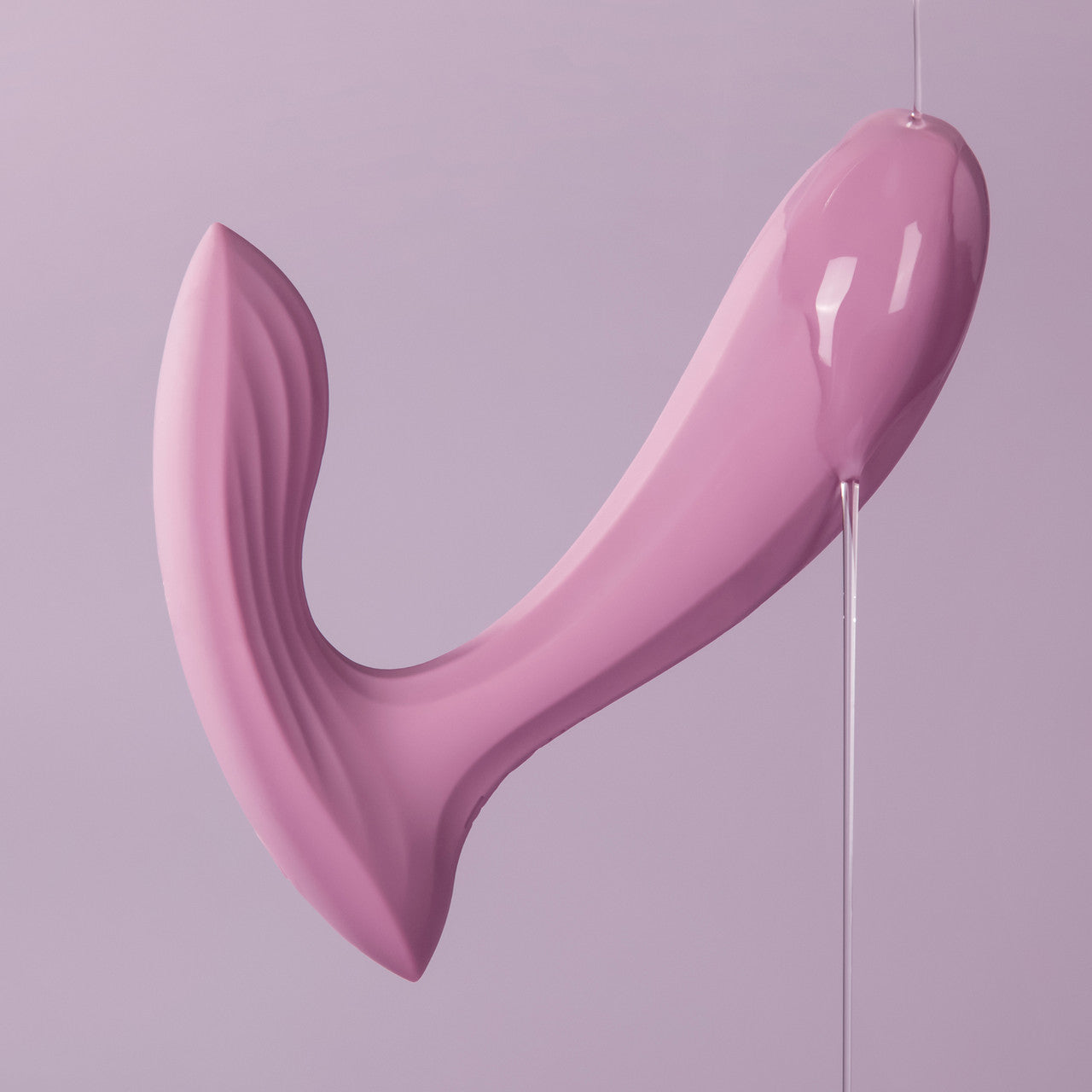 SVAKOM ERICA Wearable App Controlled Silicone Dual Stimulation Vibrator - Romantic Rose Pink