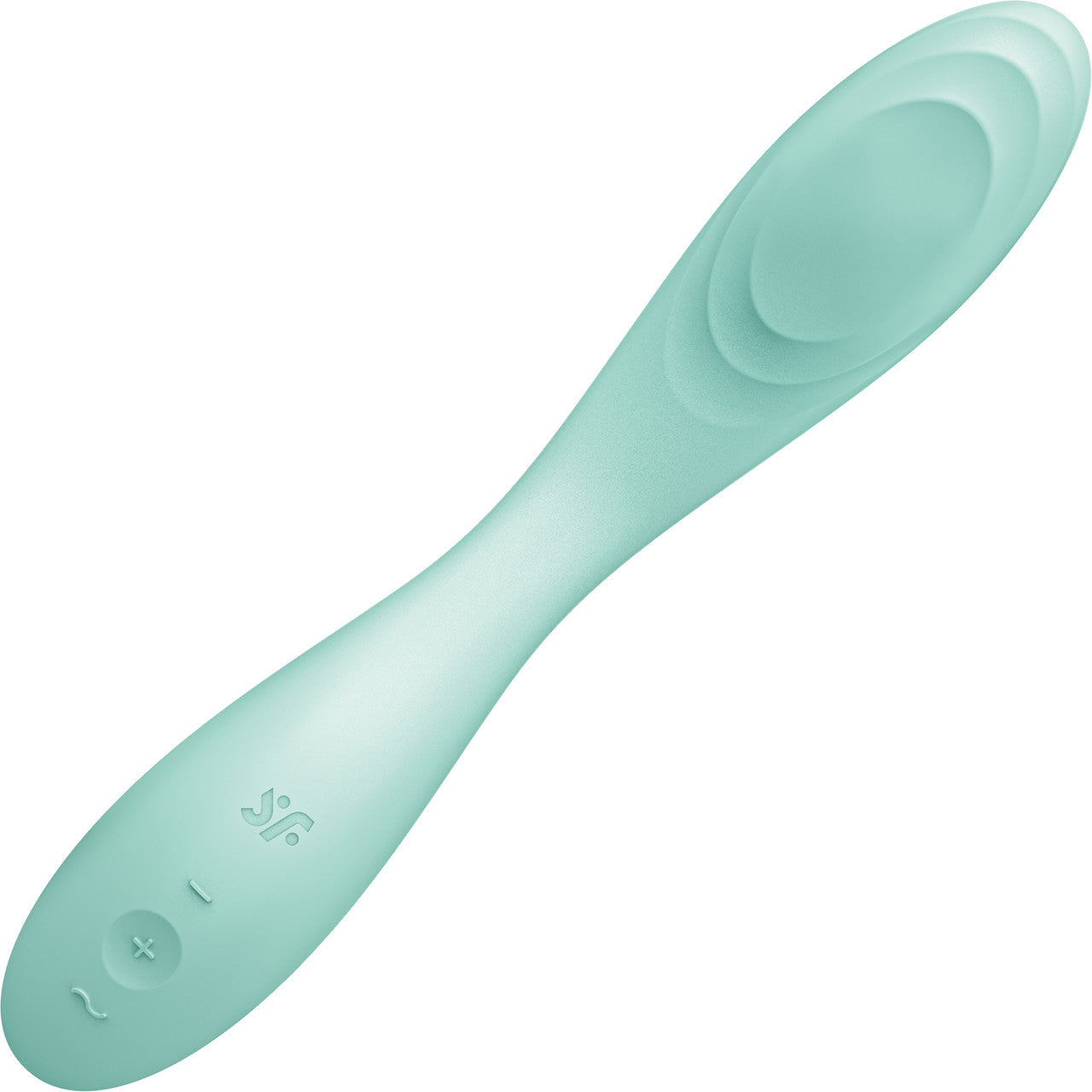 Satisfyer Rrrolling Pleasure Silicone Rechargeable Waterproof 12-Function G-Spot Vibrator - Mint