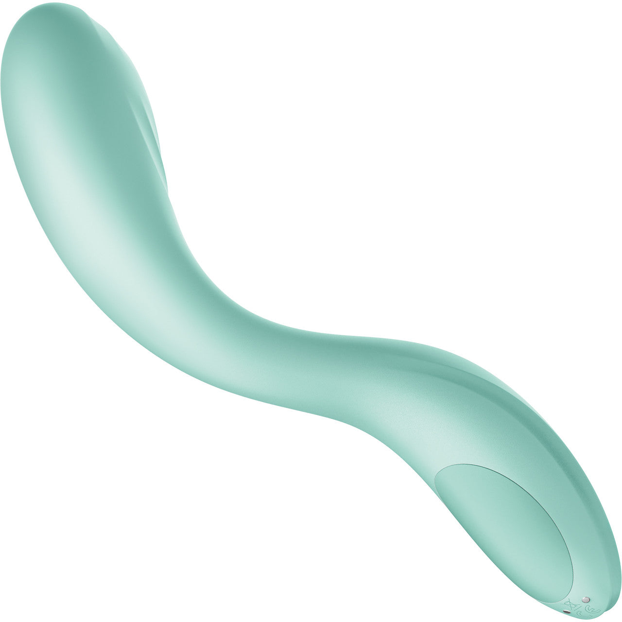 Satisfyer Rrrolling Pleasure Silicone Rechargeable Waterproof 12-Function G-Spot Vibrator - Mint