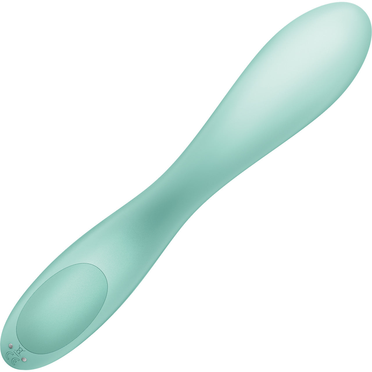 Satisfyer Rrrolling Pleasure Silicone Rechargeable Waterproof 12-Function G-Spot Vibrator - Mint