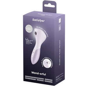 Satisfyer Wand-erful Pressure Wave Rechargeable Waterproof Silicone Clitoral Stimulator
