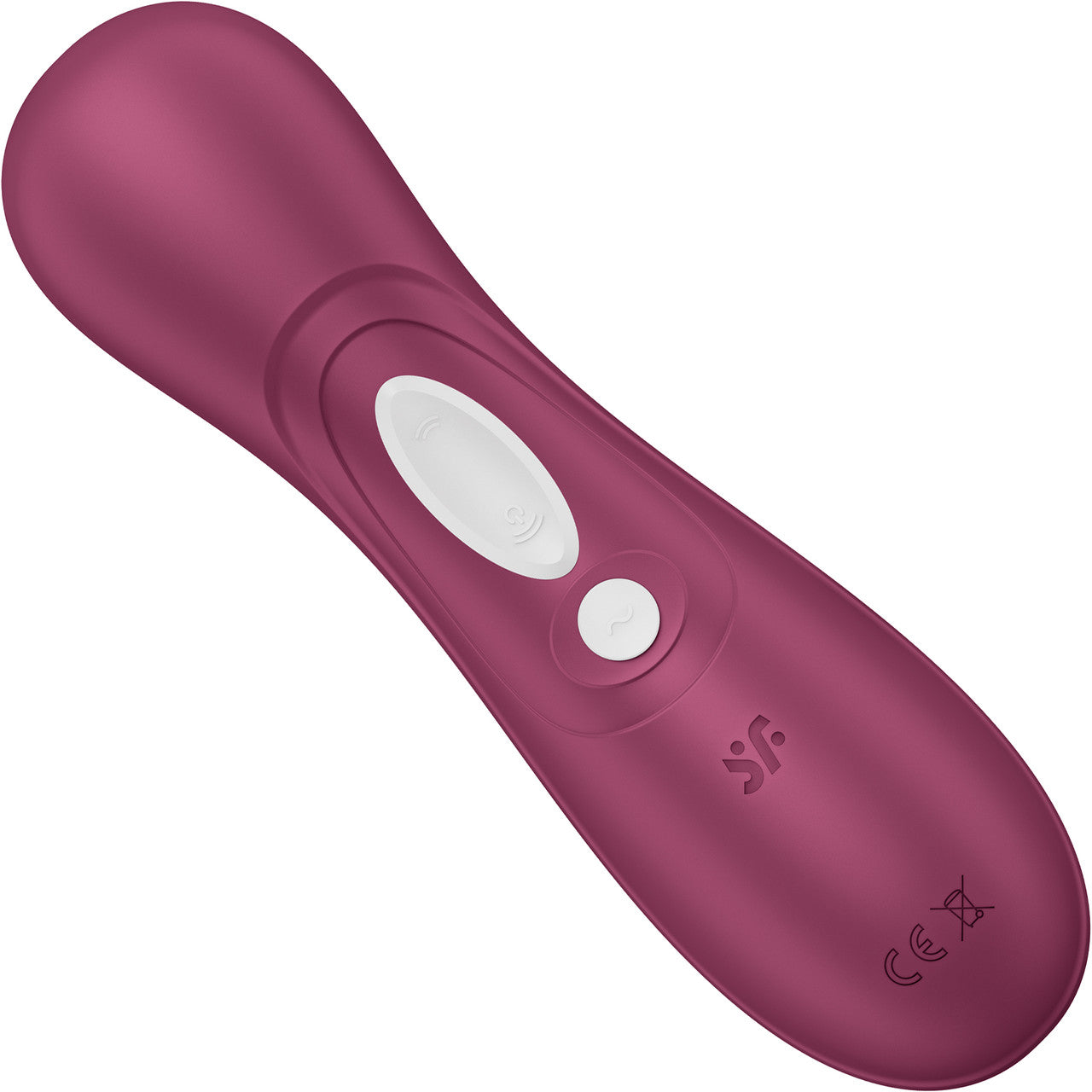 Satisfyer Pro 2 Generation 3 Pressure Wave Rechargeable Waterproof Stimulator - Wine