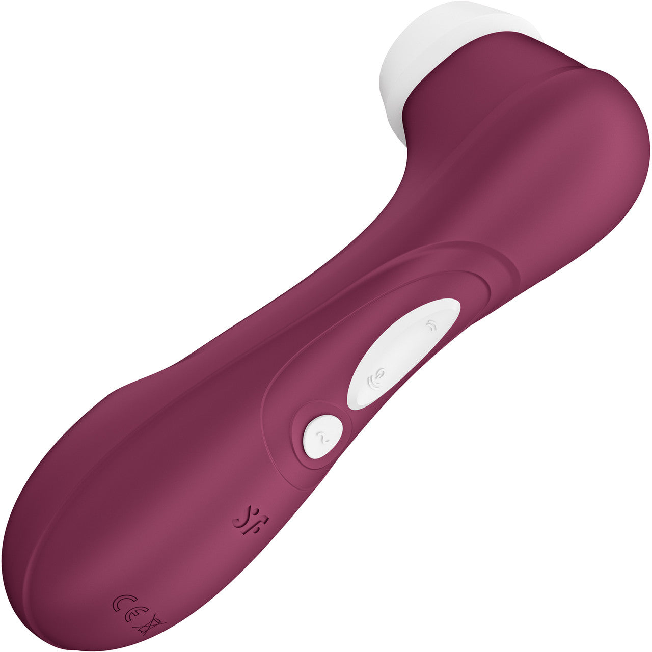 Satisfyer Pro 2 Generation 3 Pressure Wave Rechargeable Waterproof Stimulator - Wine