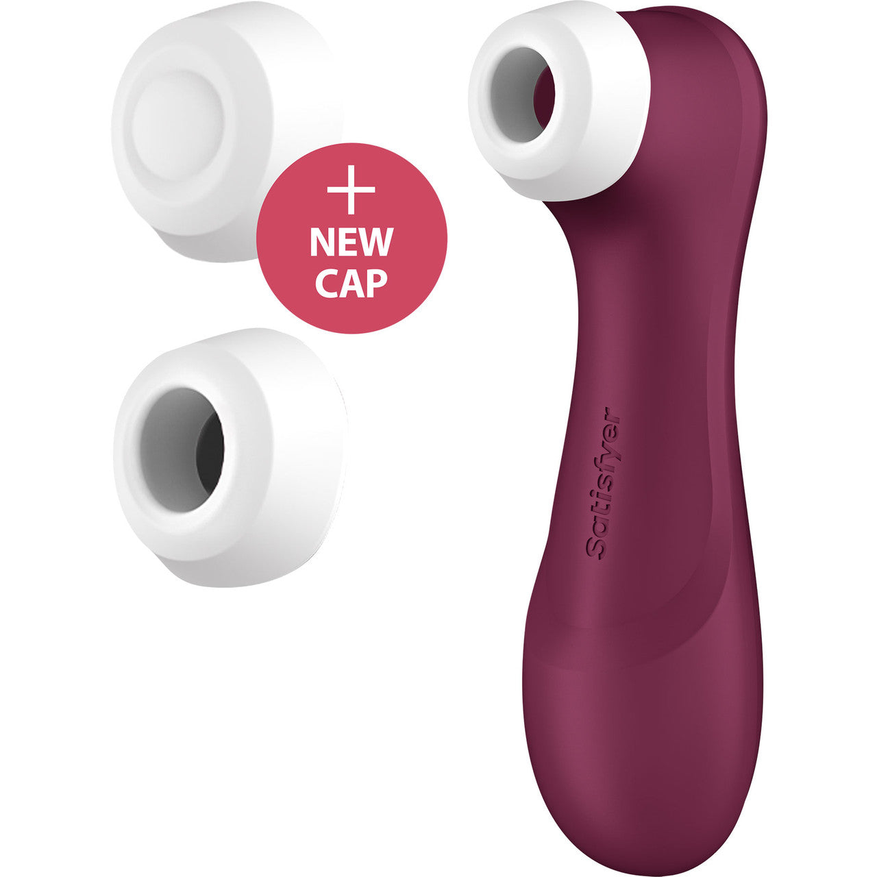 Satisfyer Pro 2 Generation 3 Pressure Wave Rechargeable Waterproof Stimulator - Wine