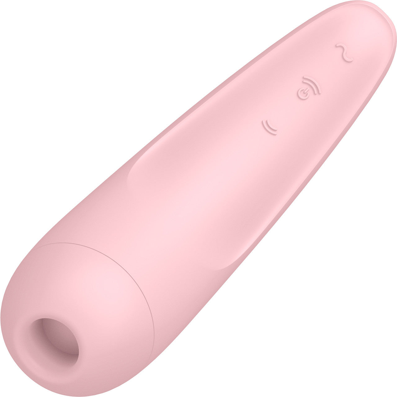 Satisfyer Curvy 2+ Pressure Wave Waterproof Rechargeable Clitoral Stimulator - Pink