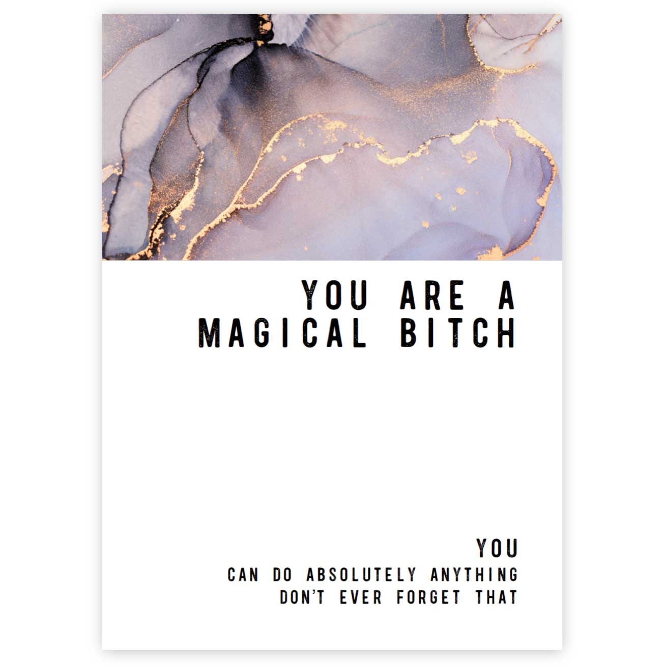 Ink + Soul You Are A Magical Bitch Greeting Card by Warm Human