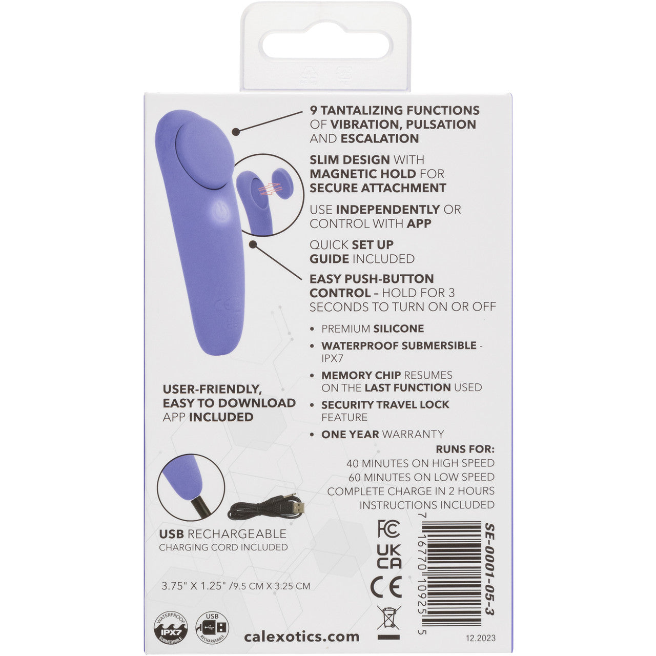 Connect Panty Teaser Rechargeable Waterproof Silicone App Enabled Magnetic Panty Vibrator By CalExotics Connect Panty Teaser Rechargeable Waterproof Silicone App Enabled Magnetic Panty Vibrator By CalExotics