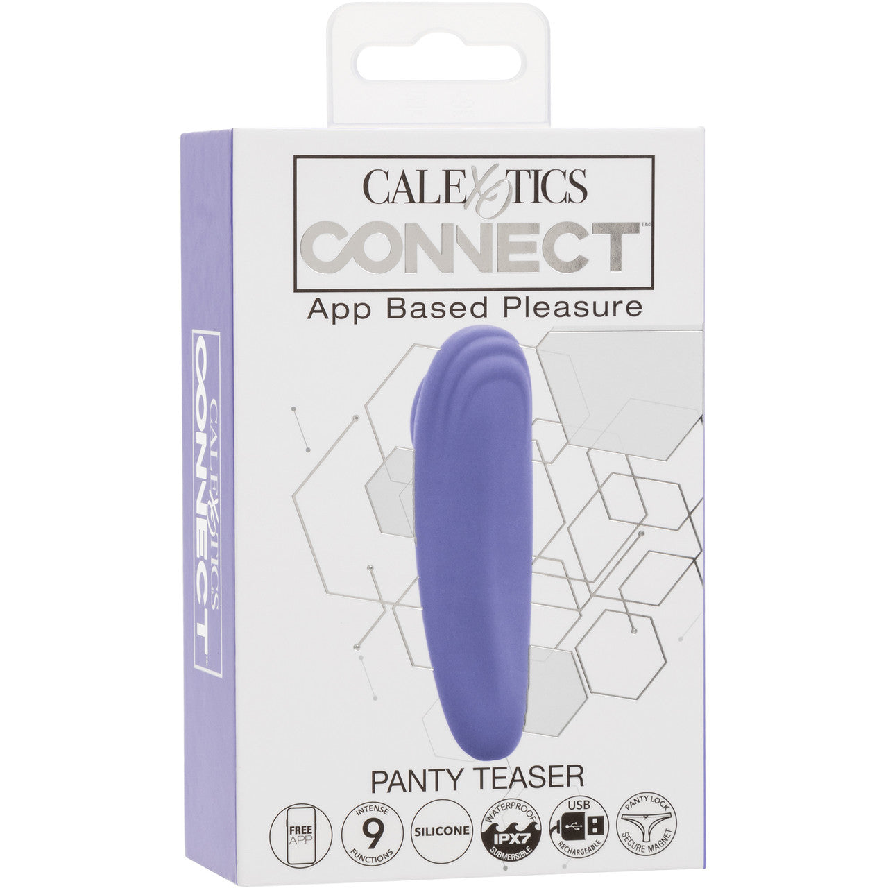 Connect Panty Teaser Rechargeable Waterproof Silicone App Enabled Magnetic Panty Vibrator By CalExotics