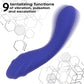 Connect® Warming Silicone App Enabled Vibrating Wand By CalExotics