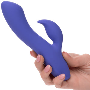 Connect Dual Stimulator Rechargeable Silicone App Enabled Rabbit Vibrator By CalExotics