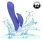 Connect Dual Stimulator Rechargeable Silicone App Enabled Rabbit Vibrator By CalExotics