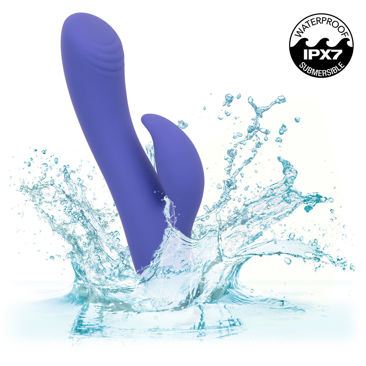 Connect Dual Stimulator Rechargeable Silicone App Enabled Rabbit Vibrator By CalExotics