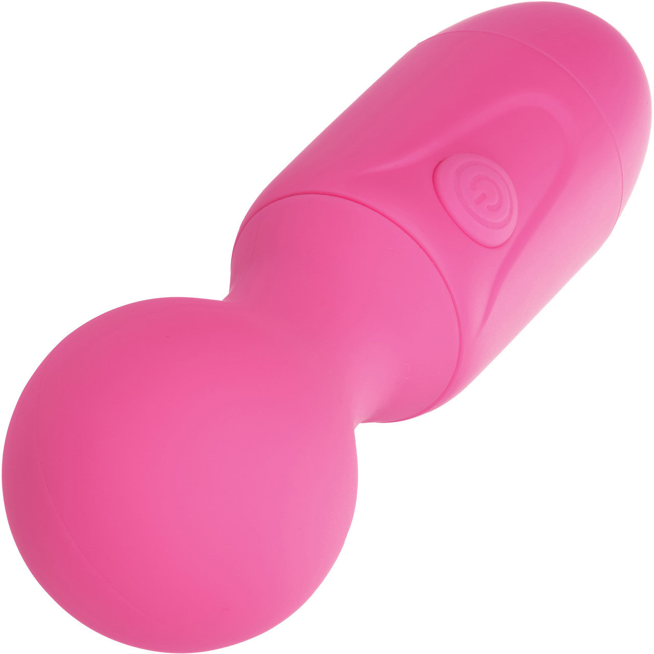 First Time Rechargeable Massager Waterproof Silicone Mini Wand Vibrator By CalExotics - Pink