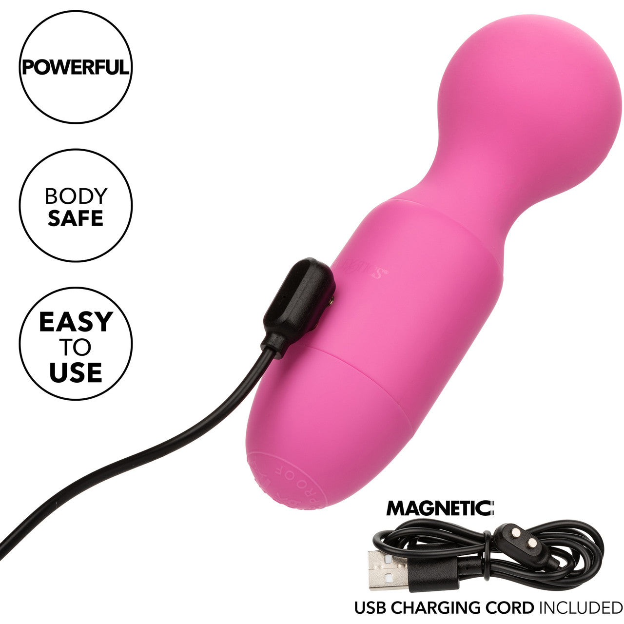 First Time Massager Mini Wand Vibrator By CalExotics - Pink First Time Massager Mini Wand Vibrator By CalExotics - Pink