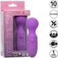 First Time Rechargeable Massager Waterproof Silicone Mini Wand Vibrator By CalExotics - Purple