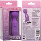 First Time Rechargeable Massager Waterproof Silicone Mini Wand Vibrator By CalExotics - Purple