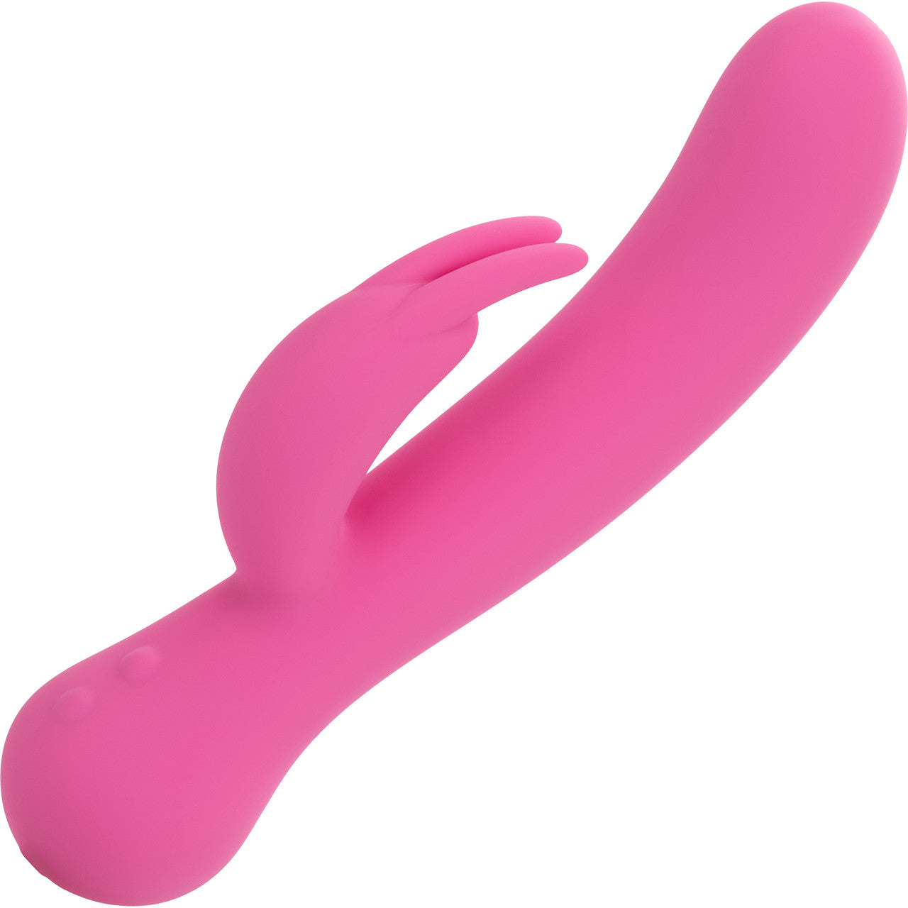 First Time Rechargeable Bunny Waterproof Silicone Dual Stimulation Vibrator By CalExotics - Pink