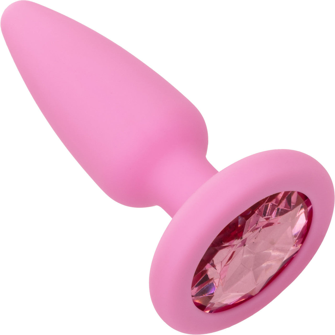 First Time Crystal Booty Silicone Anal Trainer Kit With Three Jeweled Plugs by CalExotics - Pink