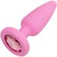 First Time Crystal Booty Silicone Anal Trainer Kit With Three Jeweled Plugs by CalExotics - Pink