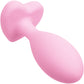 First Time Crystal Booty Duo Silicone Anal Plug 2 Piece Set By CalExotics - Pink